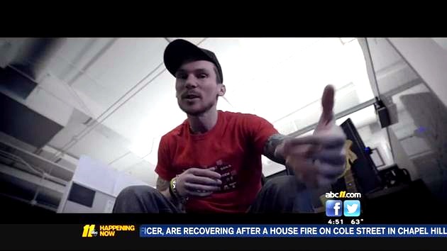 B. Totty appearing in an ABC11 Raleigh news segment